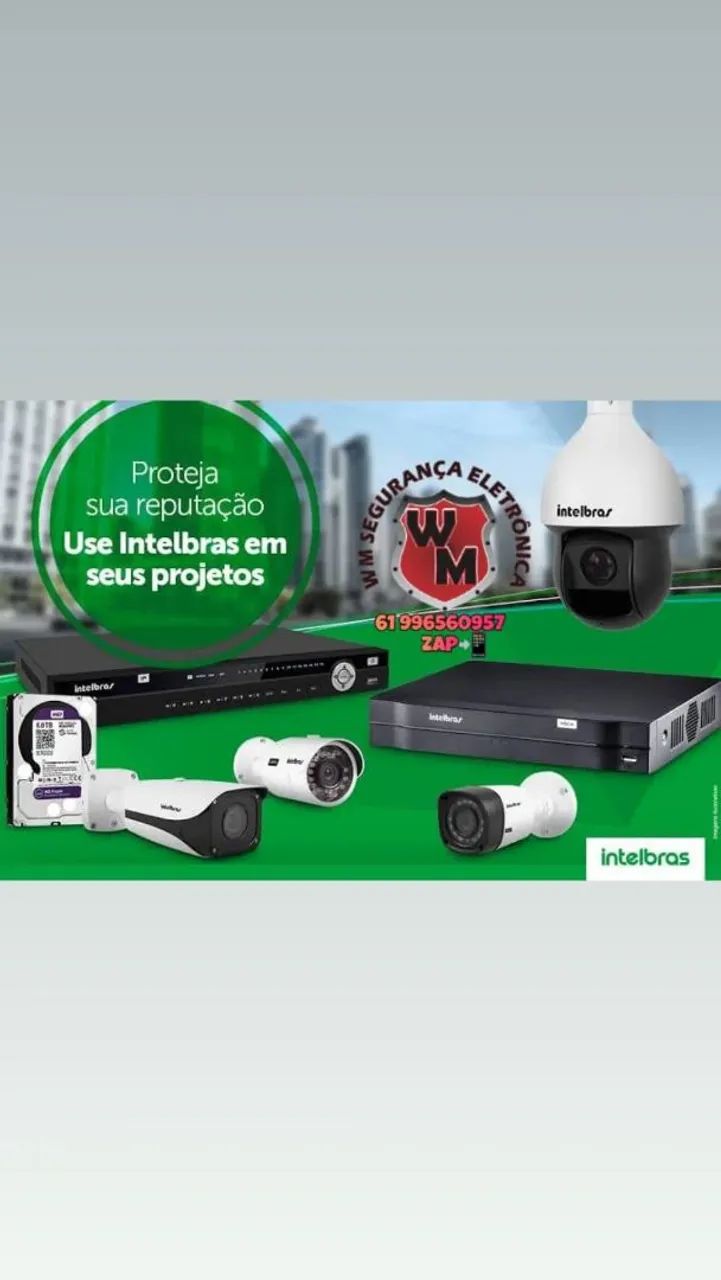 Alarme Câmera Cerca Elétrica Interfone  - Foto 2