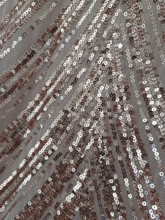 Vestido Longo Dourado Sequined - Foto 2