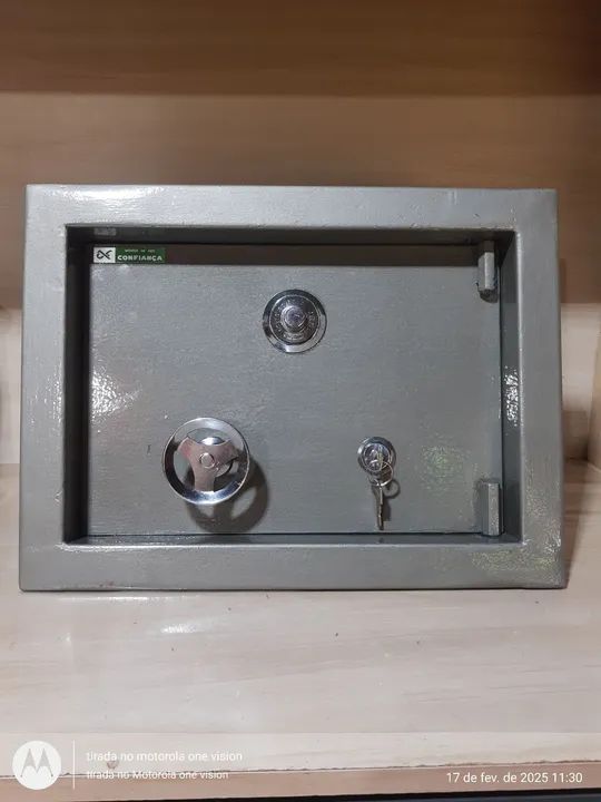 COFRE de AÇO CONFIANÇA de Segurança para sua casa