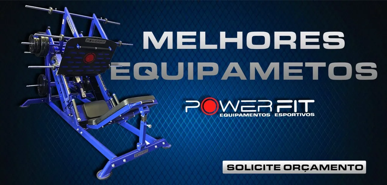 Máquina de Leg Press Powerfit - Imperdível!