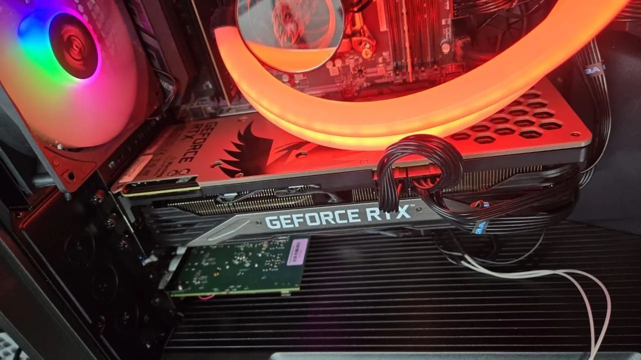 GeForce RTX 3080 TI 12gb impecável Placa de Video gammer - Foto 3