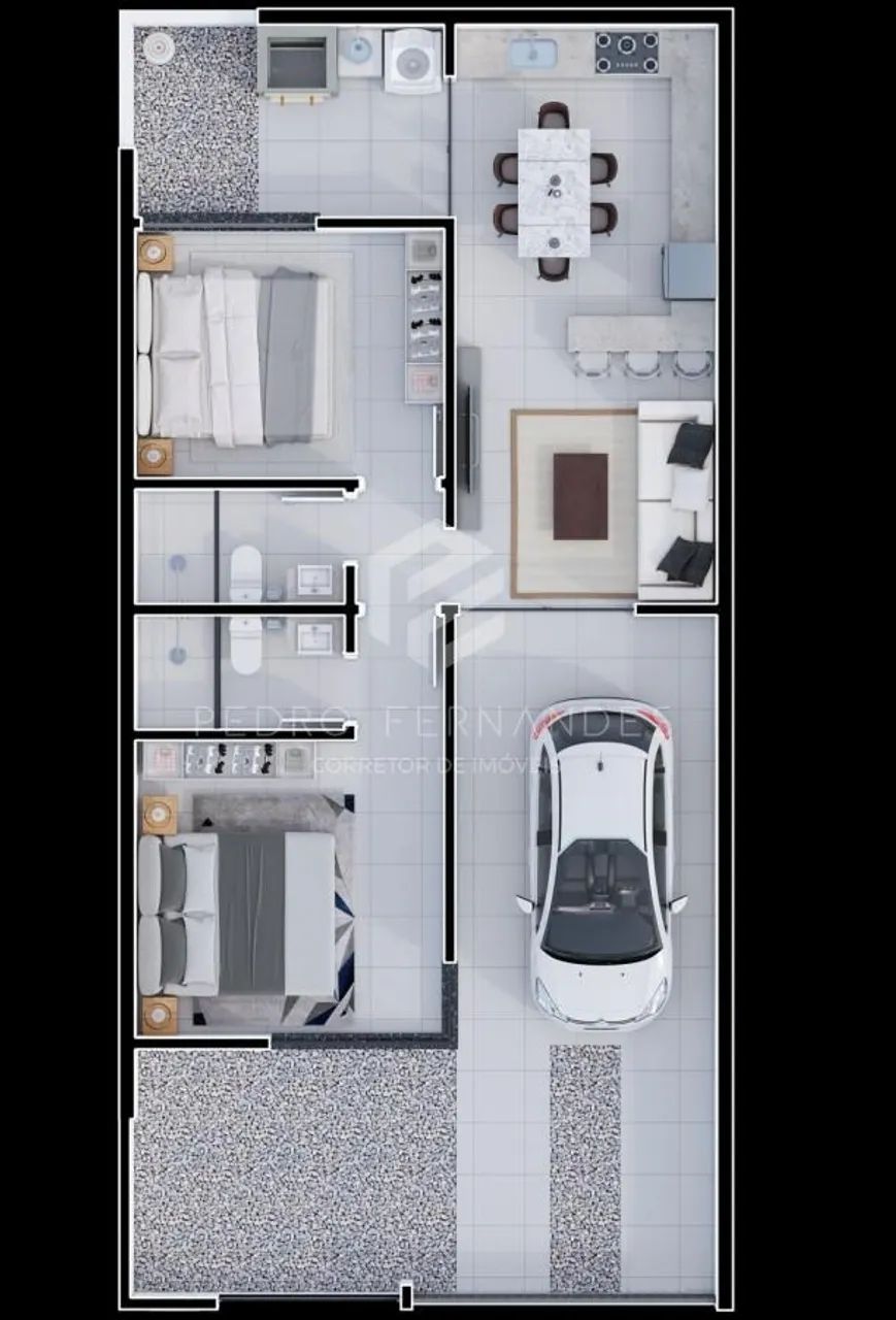 Casa Geminada para Venda em Balneário Piçarras, Itacolomi, 2 dormitórios, 1 suíte, 2 banhe - Foto 5