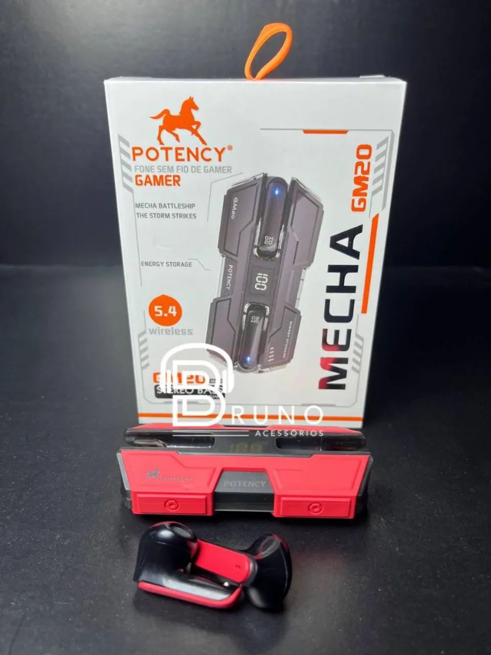 Fone de Ouvido Potency Mecha  - Foto 4