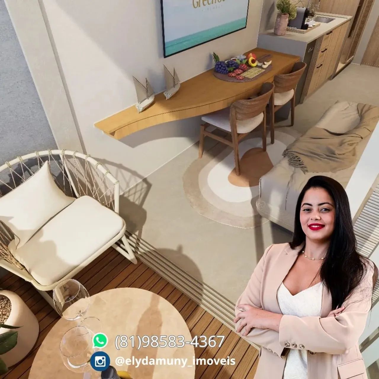 Flats Studios com Ótimos Preços para Investidor em Tamandaré - Foto 5