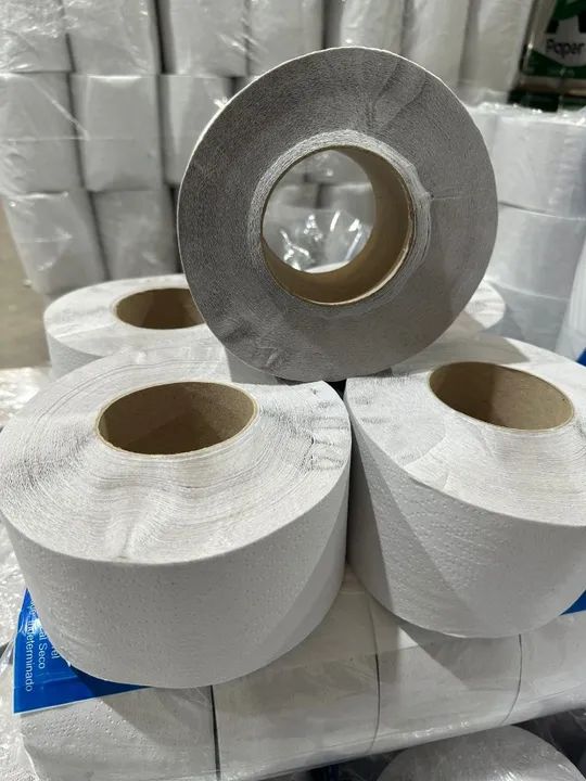 Kit Com 8 Rolos De Papel Higiênico Branco Institucional - Foto 3