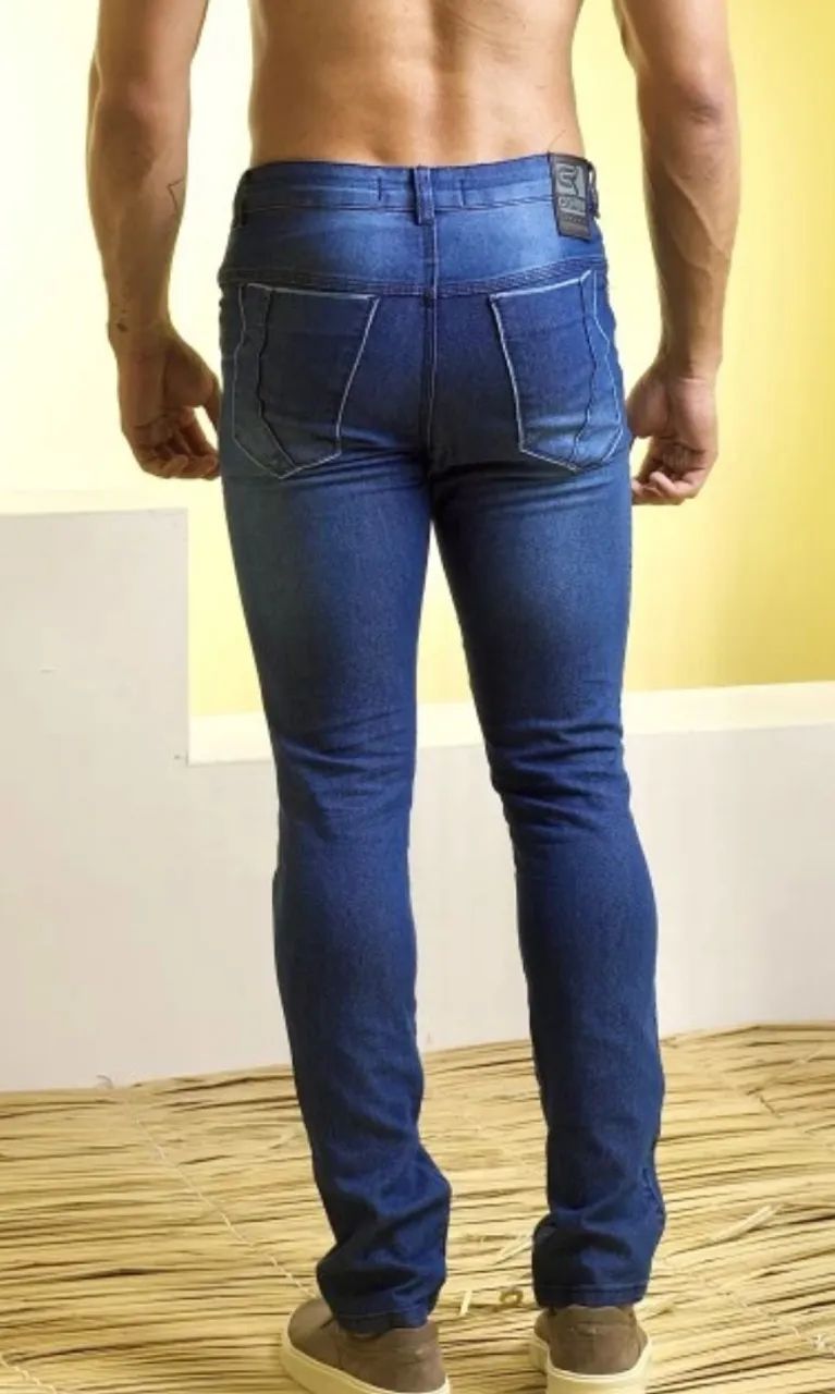 Calça Jeans TAM 48 Masculina  - Foto 2