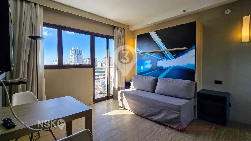 Studio para Locação mobiliado - 28,19m2 - 1 Vaga - Alphaville Industrial - NSK3 Imóveis -