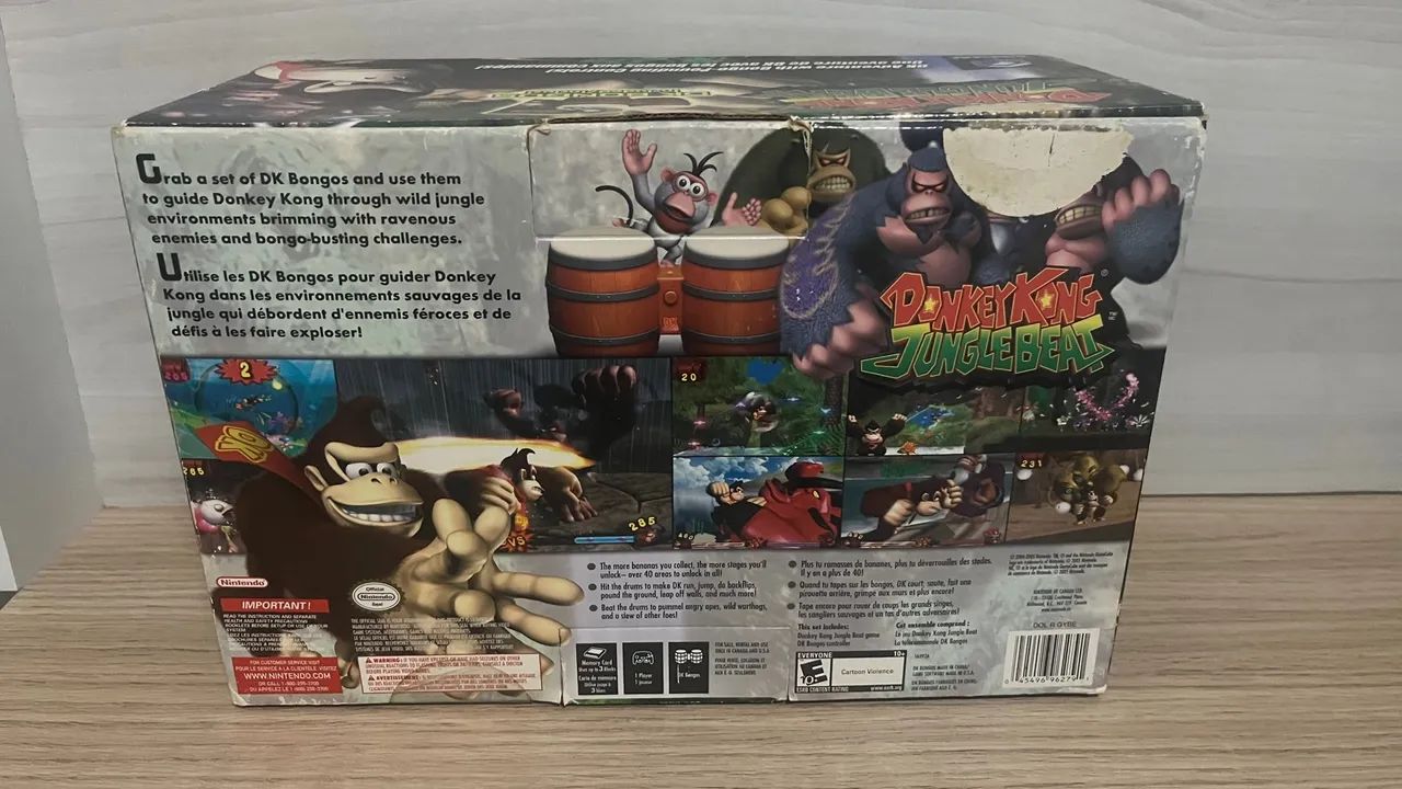 Donkey Kong Jungle Beat - GameCube - Com Bongos - Foto 3