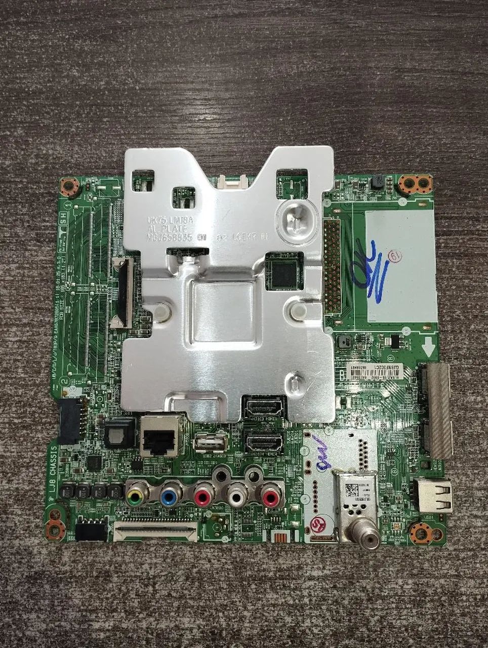 Placa Principal + Placa Fonte LG 75UK6520PSA | EBU64730501 EAY64908601 (Usado)