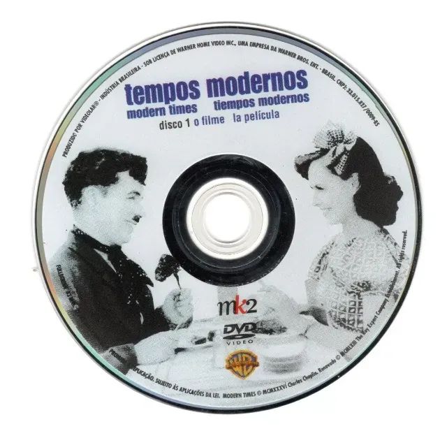 DVD Tempos Modernos - Coleção Chaplin - DVD Duplo, Novo e Lacrado - Foto 5