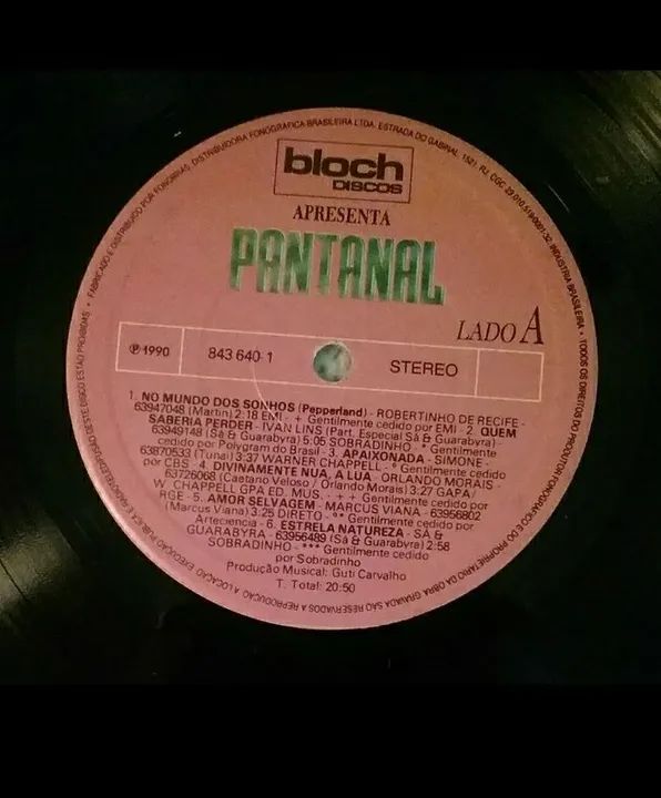 Disco de Vinil - Pantanal -   - Foto 4
