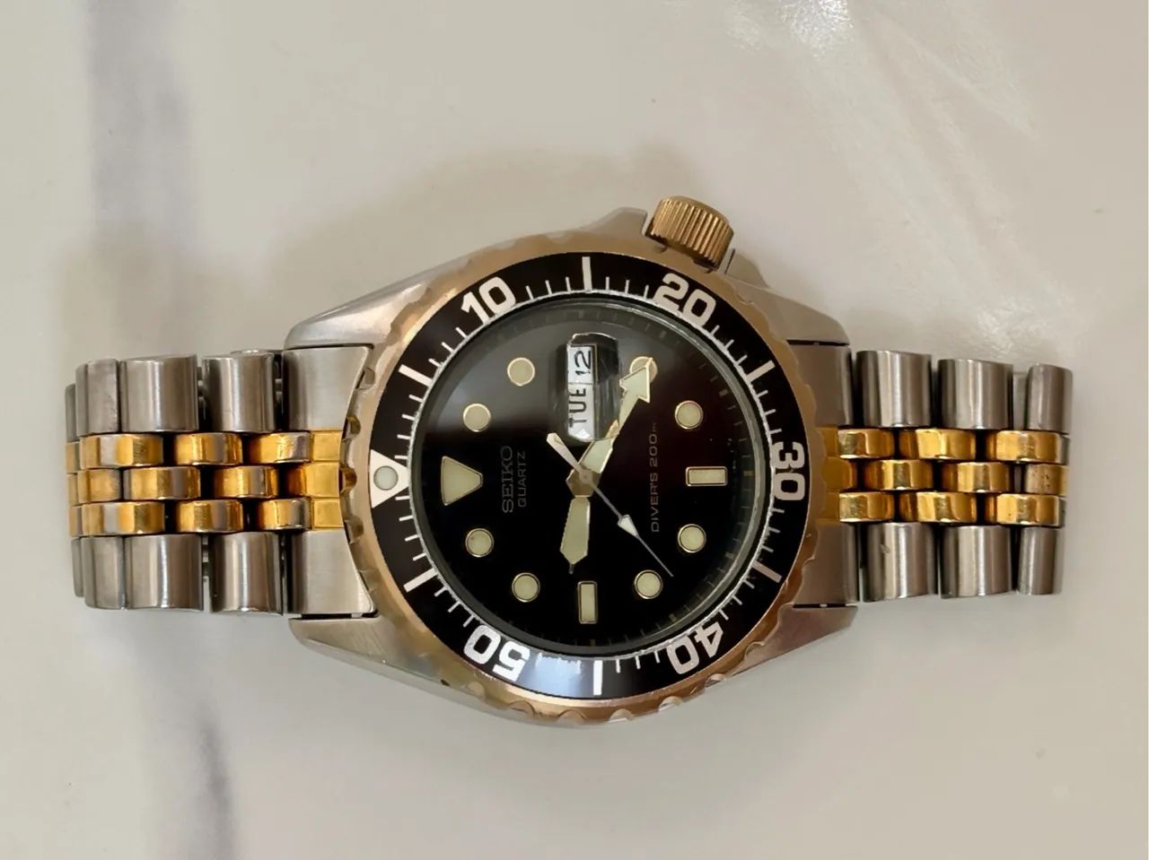 SEIKO Diver WR 200M 7N36-6A29 quartzo vintage - Foto 3