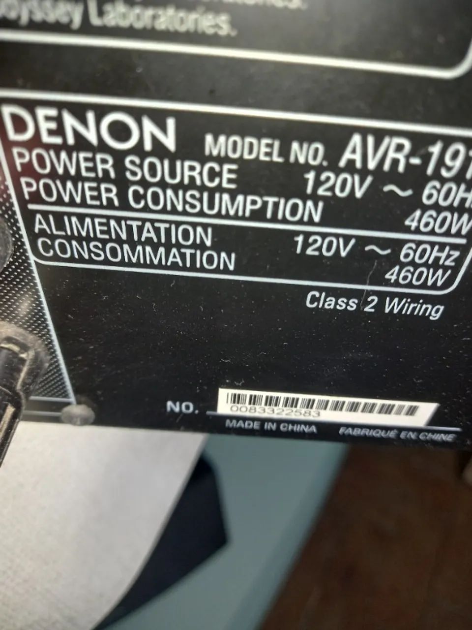 Receiver Denon AVR 1911 - Foto 2