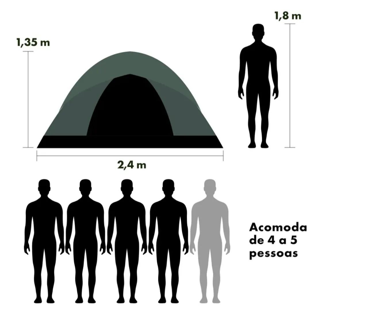 Barraca 5 pessoas  - Foto 3