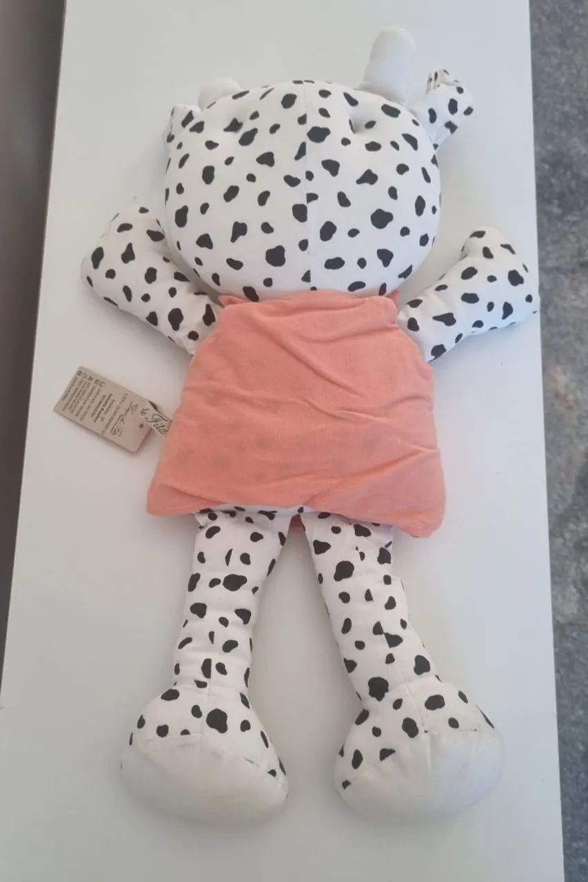 Boneca Vaquinha em Malha 100% Algodão - 50x24 cm - Foto 3