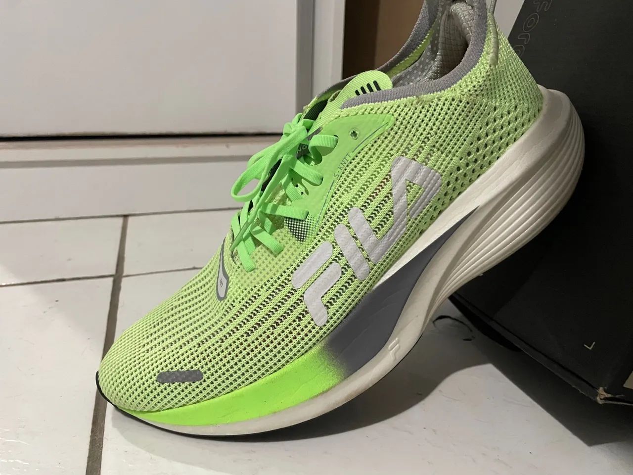 Tênis Fila Racer Carbon 2 Unissex - Novo - Com placa de carbono  - Foto 6