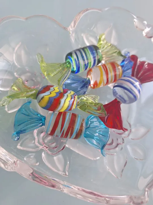 Balas decorativas italianas de Murano 5 unidades