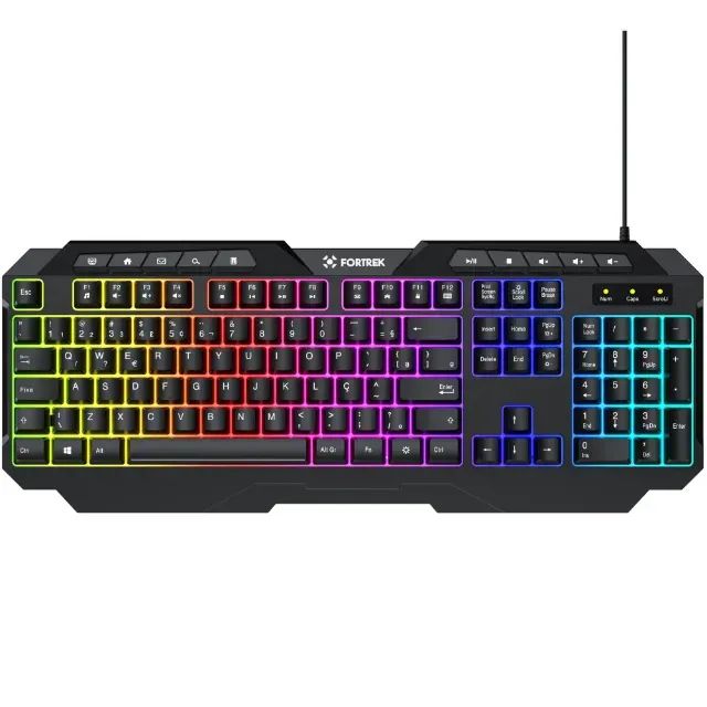 Teclado Semi Mecânico Fortrek Shortcut - WZetta