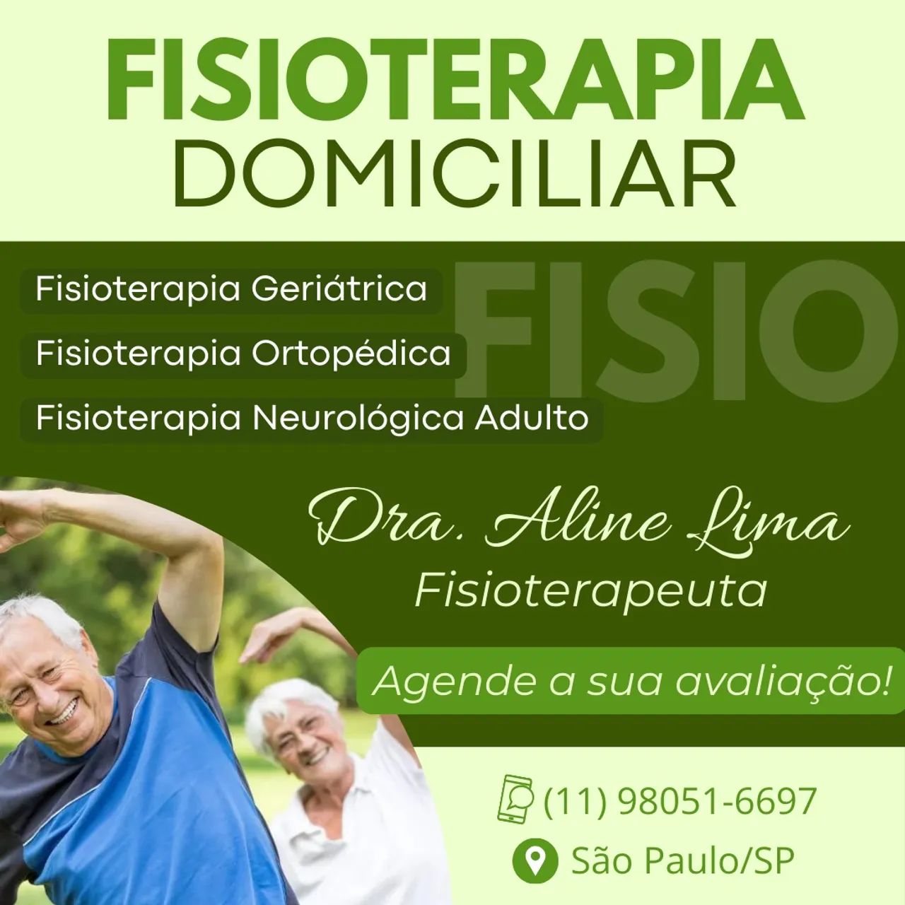 Fisioterapia Domiciliar para Idosos e Adultos