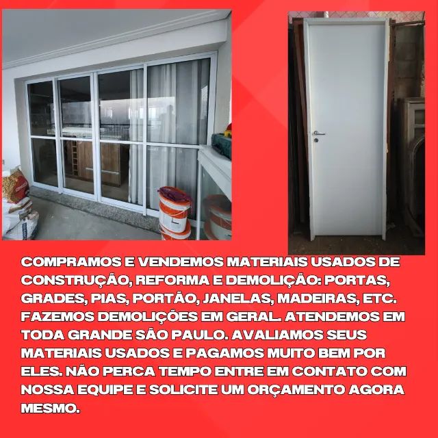 Compramos Material de Demolição