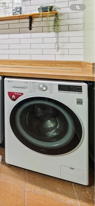 Lavadora LG Smart VC4 11kg branca AI Direct Drive 110v