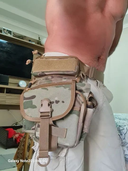 Duas bolsas táticas camufladas  - Foto 4