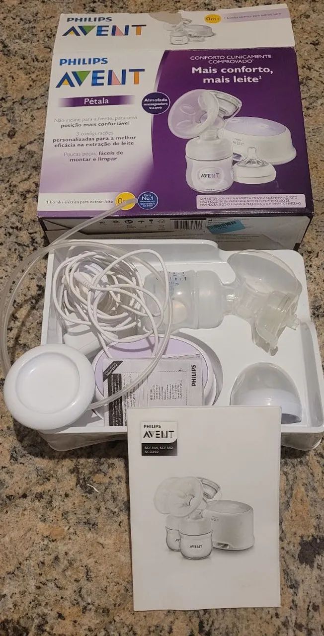 Extrator de Leite elétrico Philips Avent Pétala bivolt