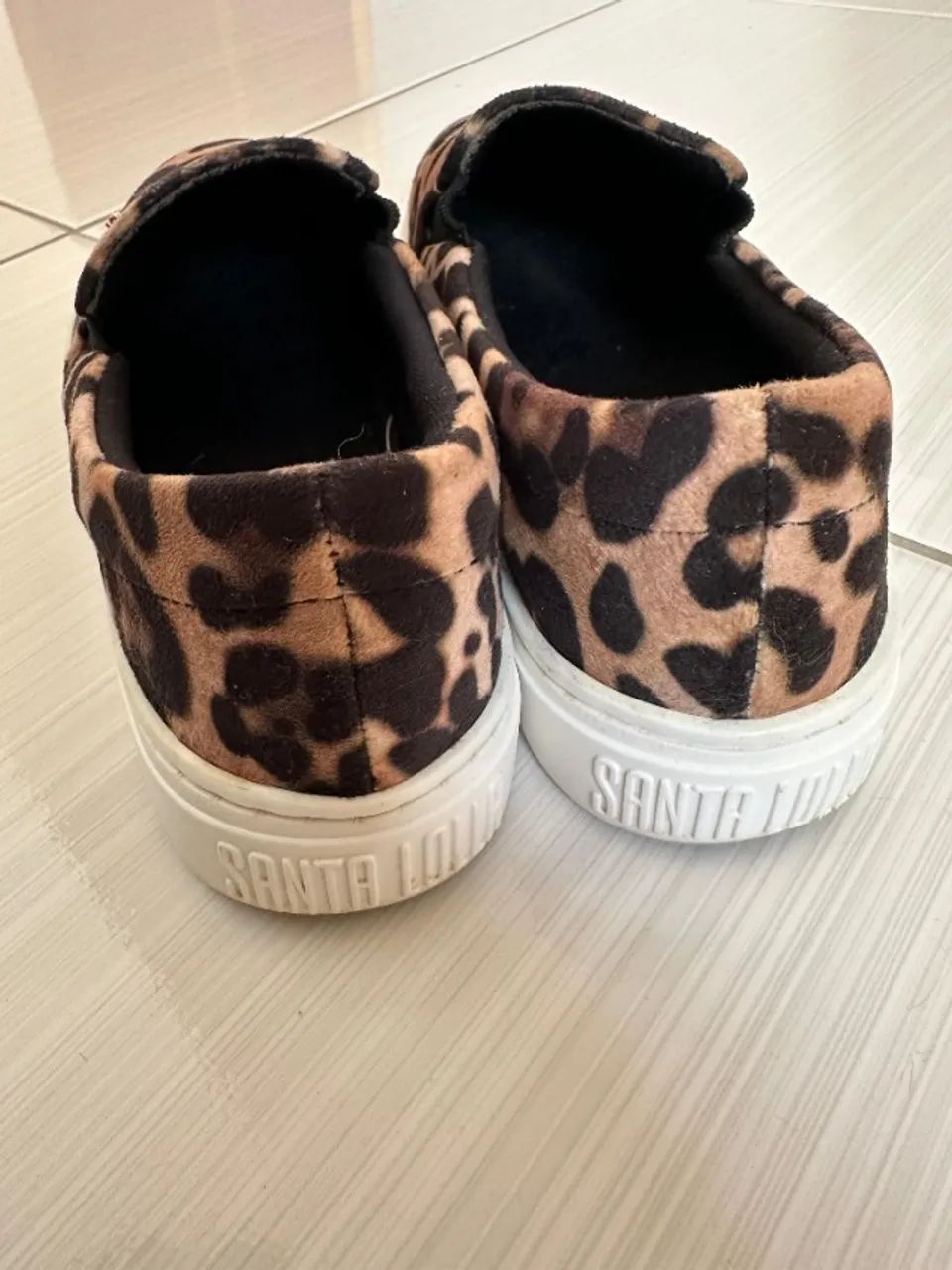 Tênis Slip Slip On Santa Lolla Oncinha Oncinha Tenis Santa Lolla