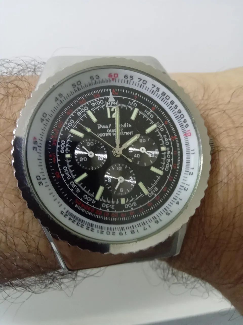 Relógio Masculino Navitimer  Paul Cardin  Troco