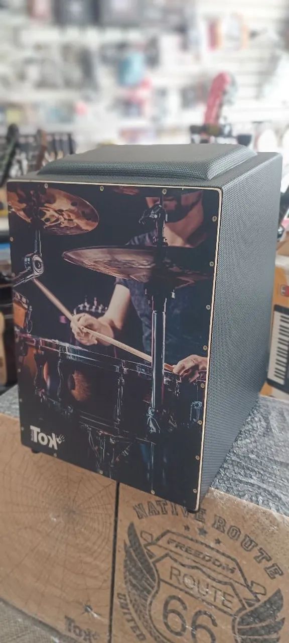 Cajon Tok Nobre com.bongo + Bag acolchoada 