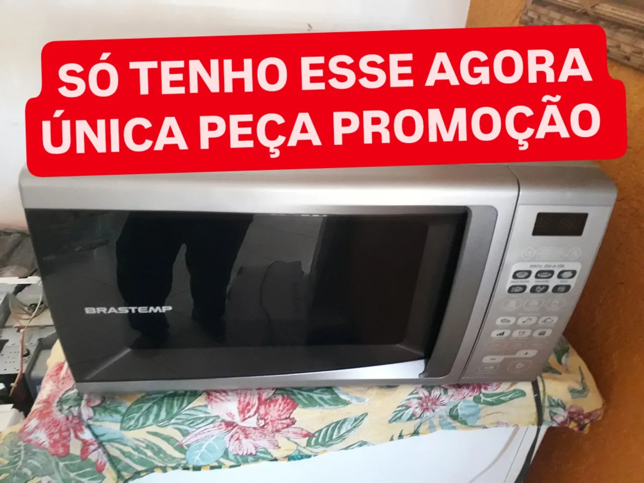 Microondas Brastemp novinho 127volt já com o transformador