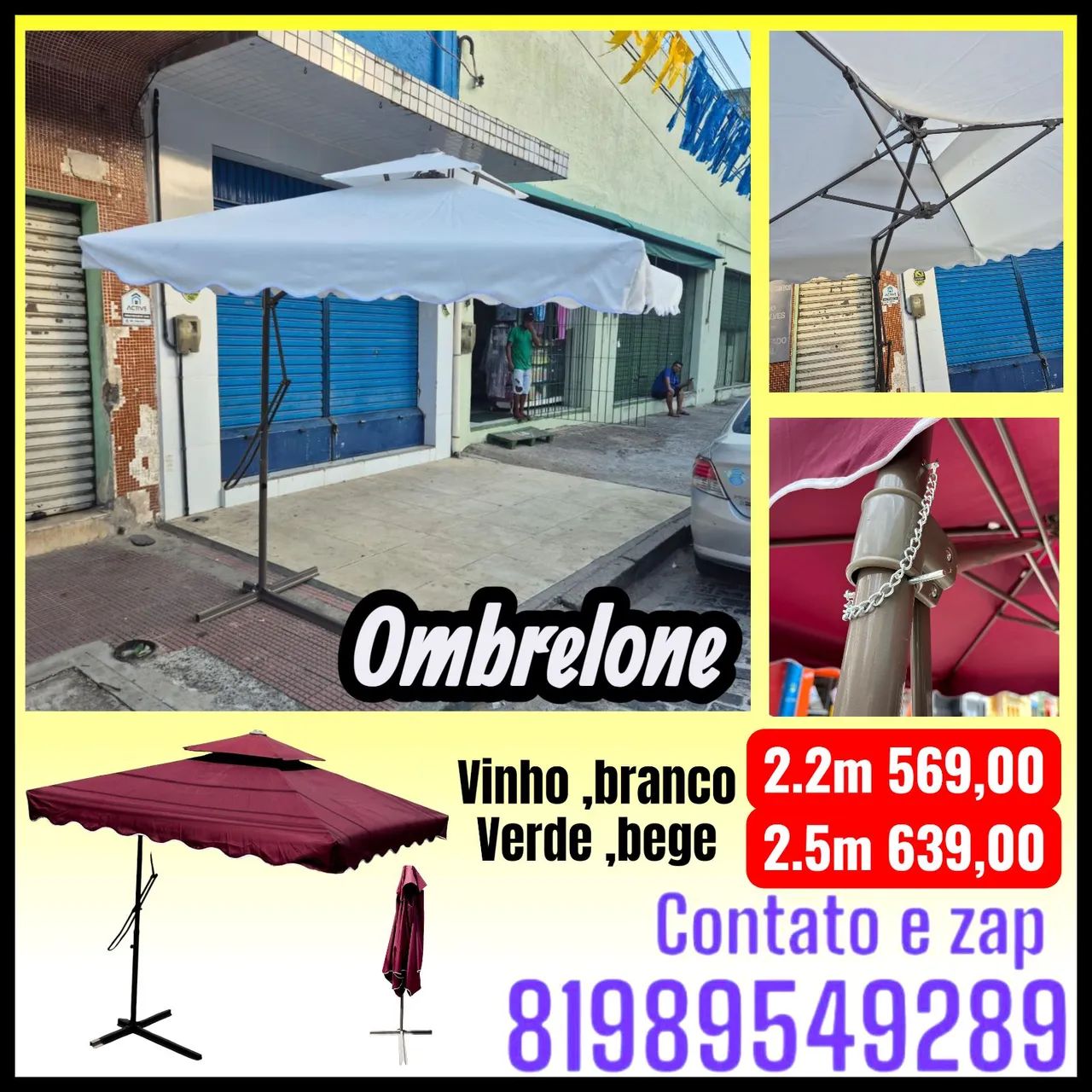 Guarda sol umbrelone de alta qualidade