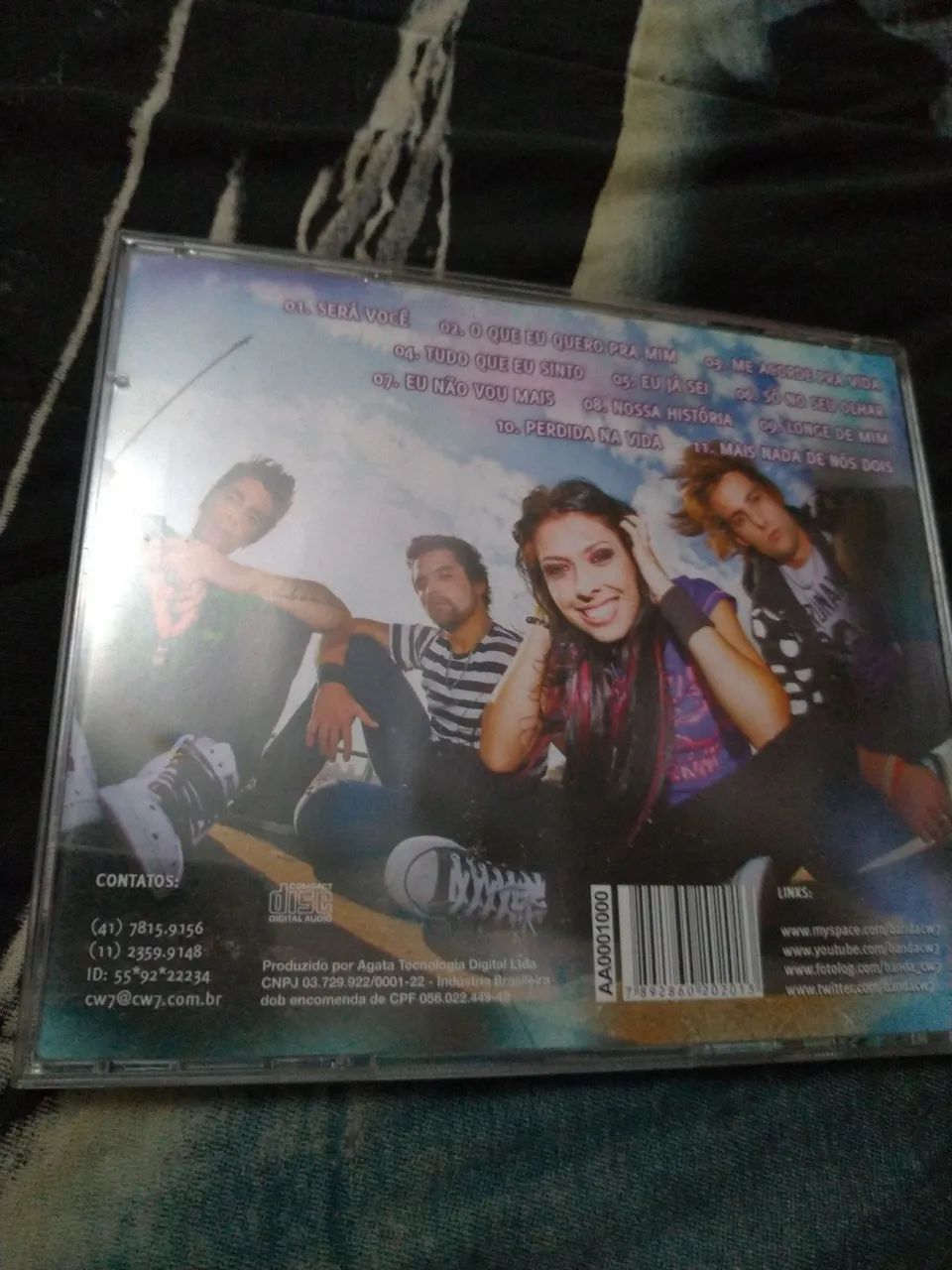 Cd Autógrafado da Banda CW7 - Foto 2
