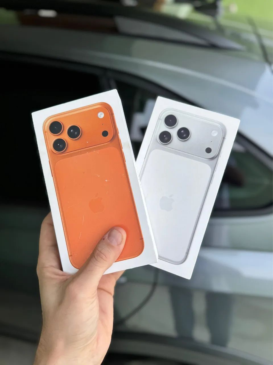 iPhone 17 Pro Max 256gb Orange e Silver