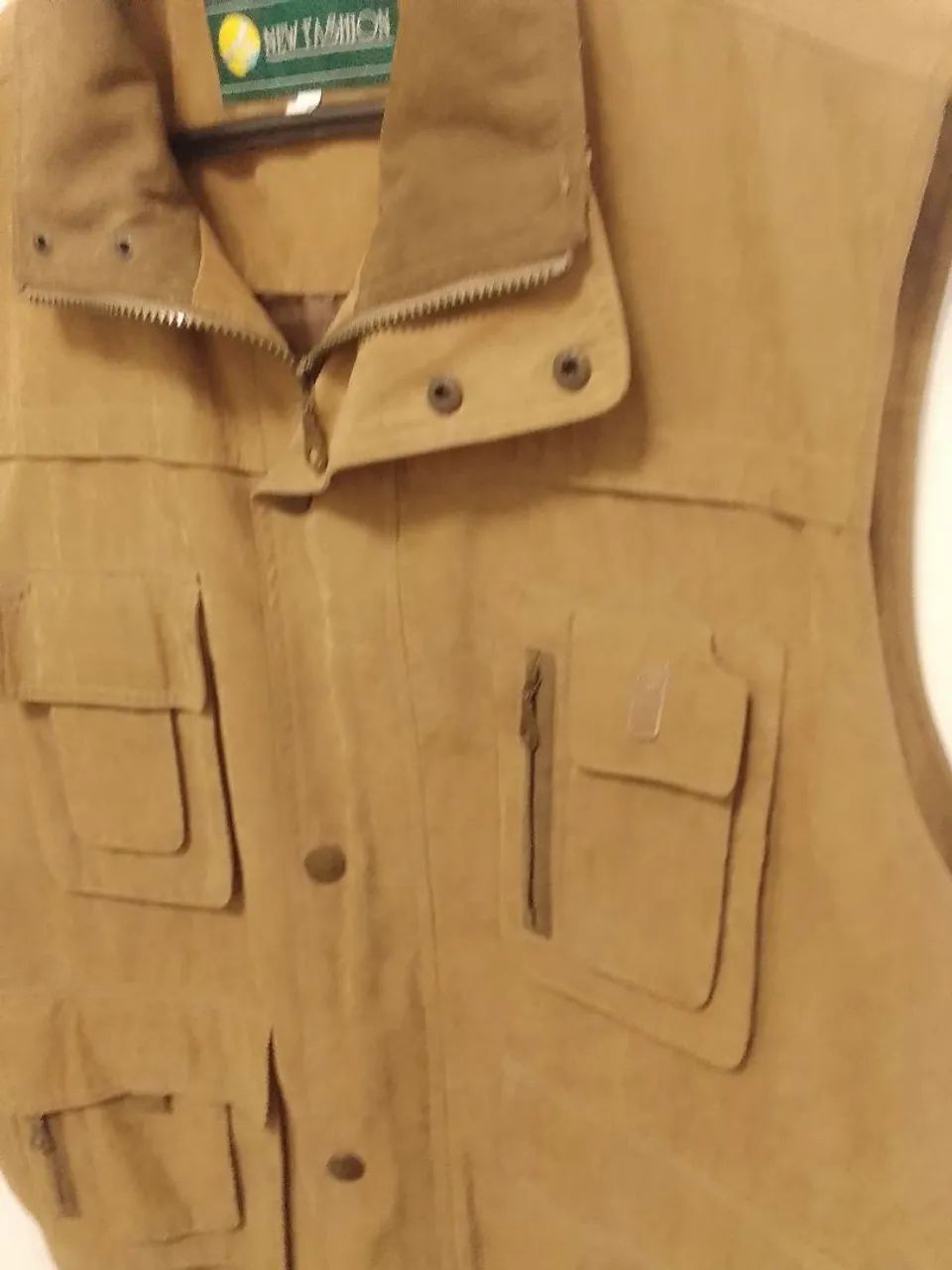 Colete Masculino Marrom com Múltiplos Bolsos - Foto 3