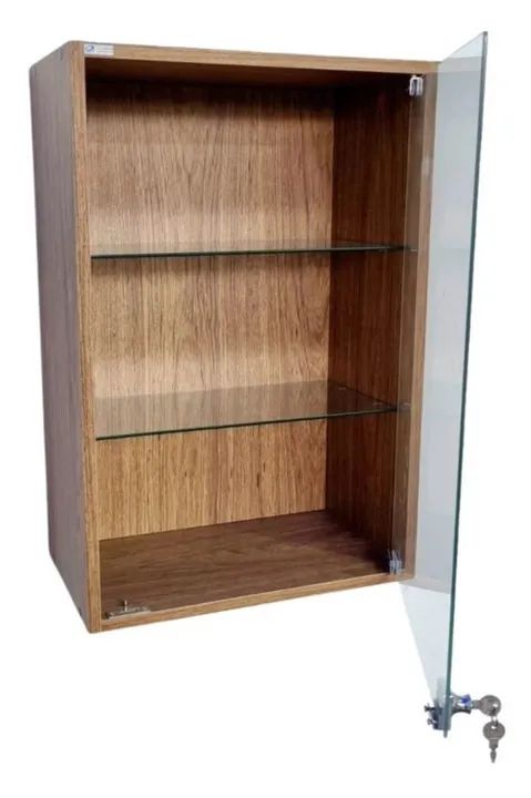 Vitrini Suspensa Fechadura Porta Vidro 