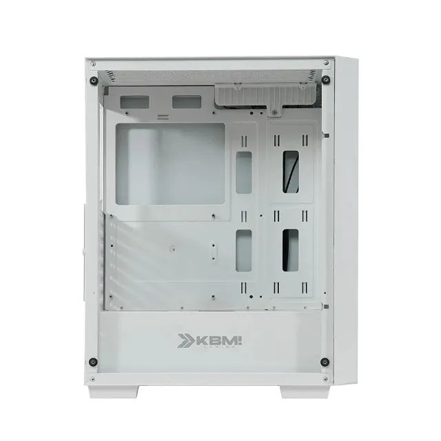 Gabinete KBM! GAMING GN110, Mid Tower, ATX, Lateral Vidro, Branco, Novo, Lacrado - Foto 3