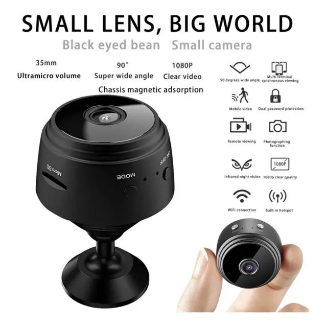 Mini Câmera Wifi 1080p  - Foto 2