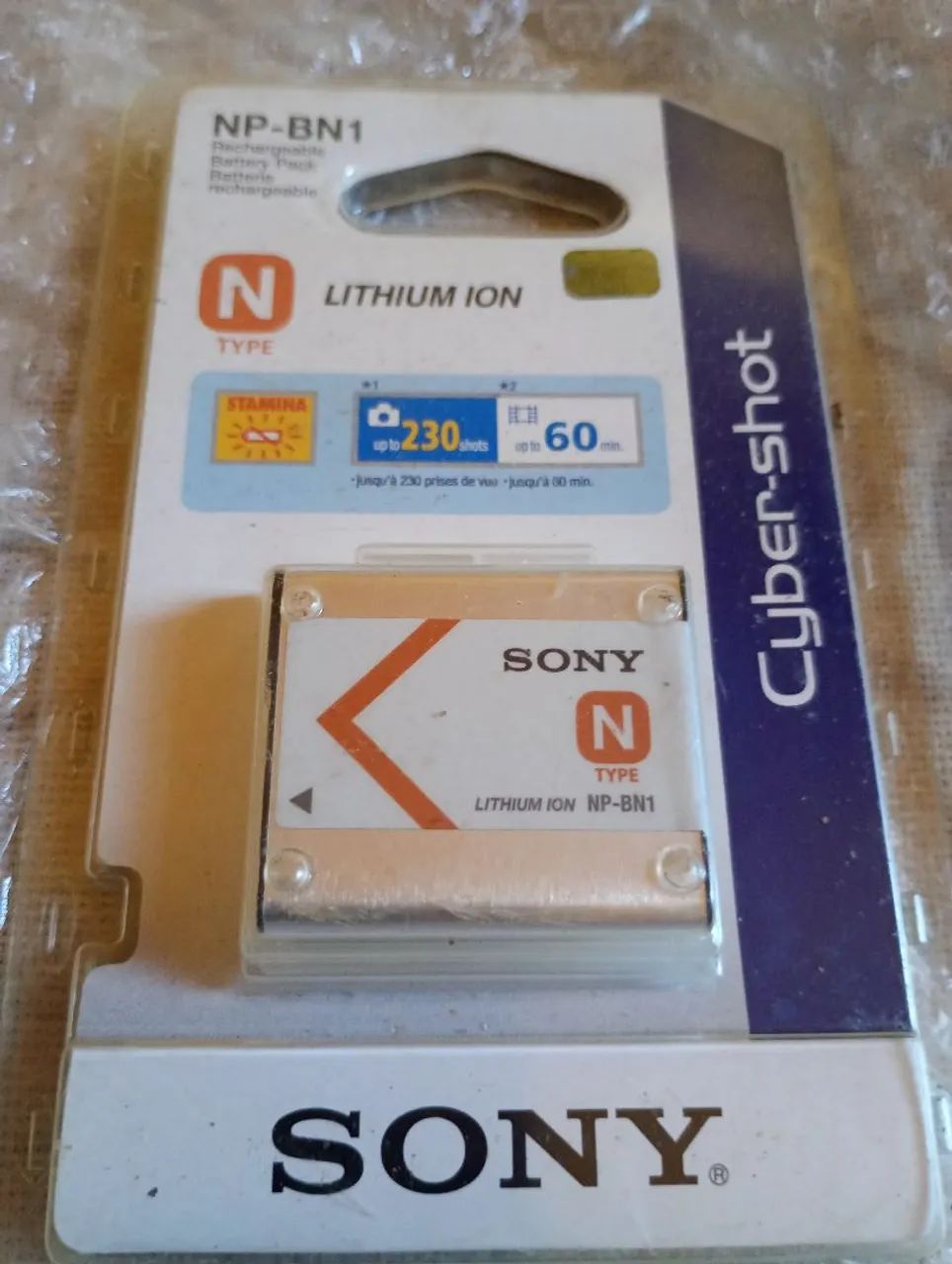 Bateria Câmera Digital Sony Original Importada Lacrada 