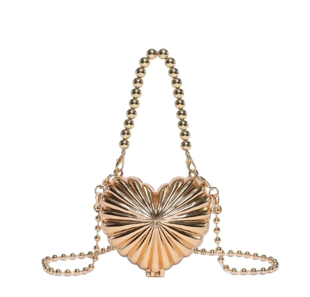 Bolsa metal minimalista "Dourada" 