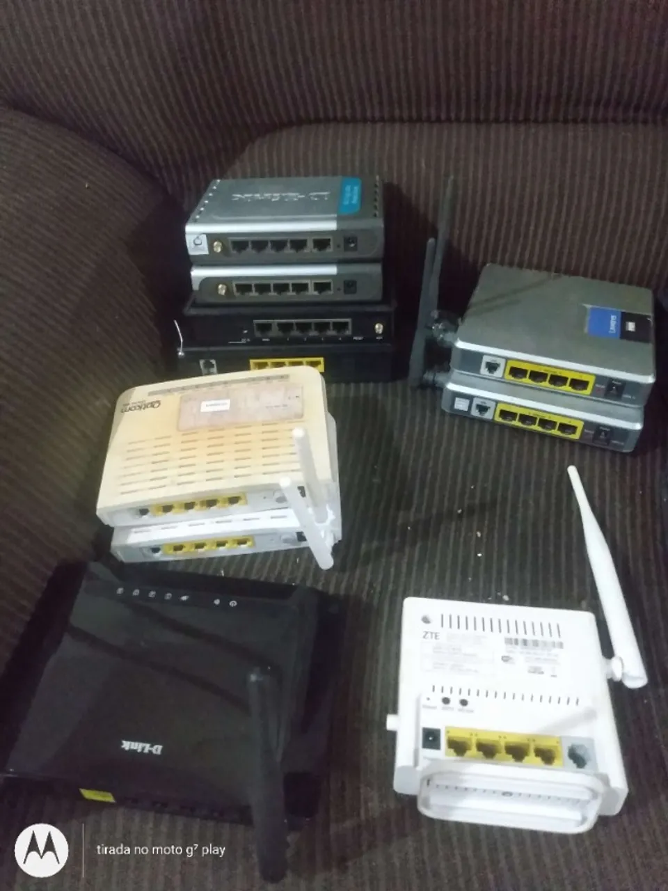 Roteadores com Funcão repetidor Wifi de antena Lote com 10 Unidade bom estado leia Anuncio