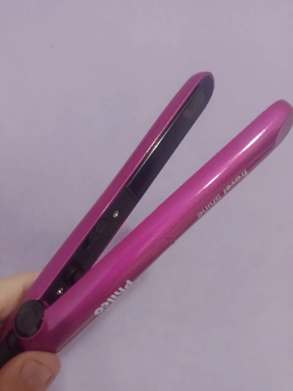   Mini  Prancha de Cabelo Philco Travel Shine - Foto 3