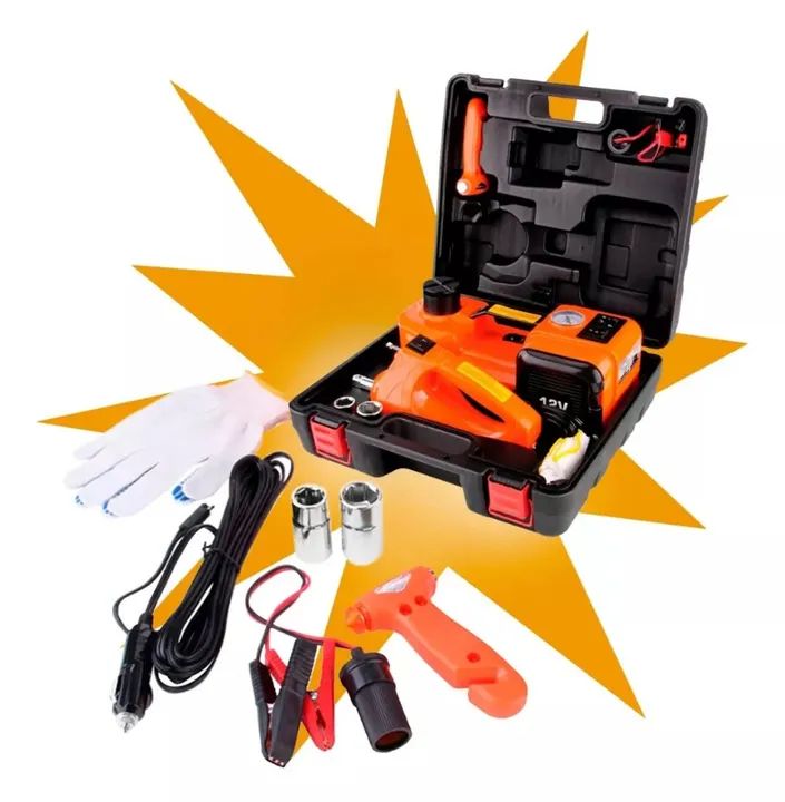 MACACO ELETRICO HIDRÁULICO 4 EM 1 12V - Foto 4