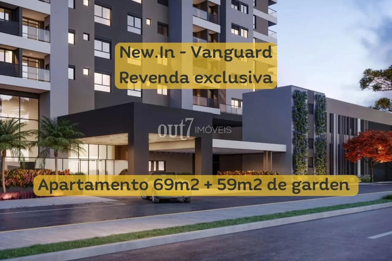 New.In Vanguard - Revenda exclusiva - 69m2 privativos + garden de 59m2