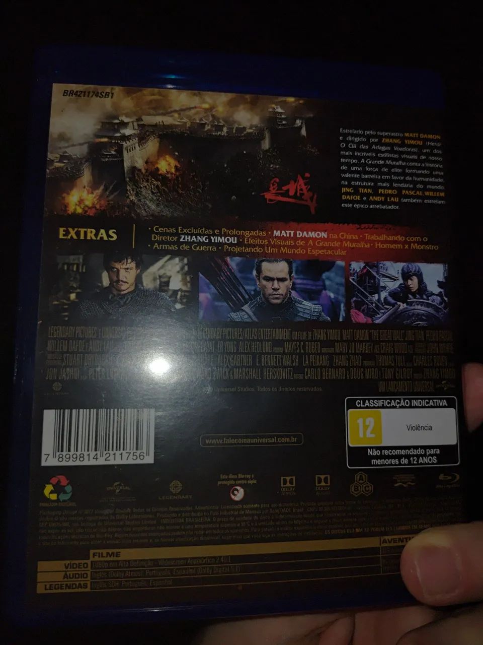 Bluray filme a grande muralha (novo) - Foto 2