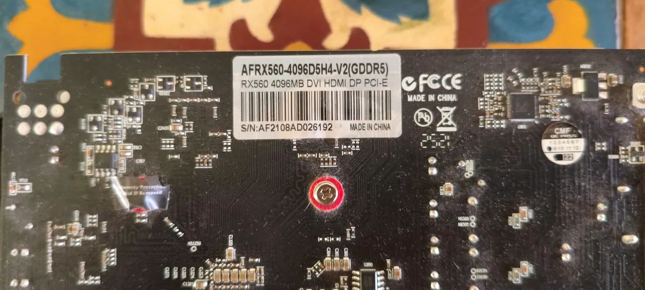 Placa de vídeo RX560OC AFOX 4GB - Foto 2