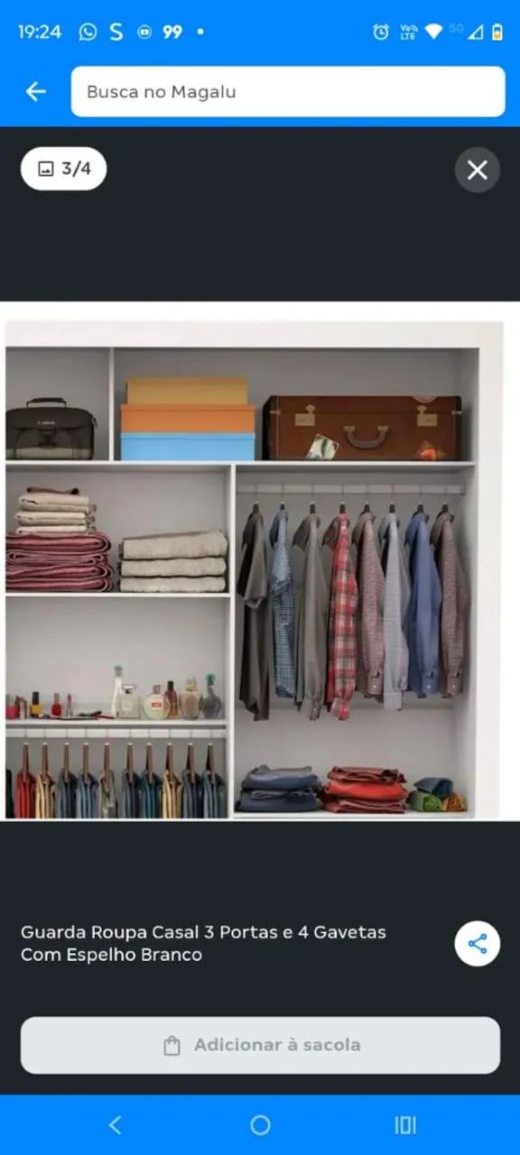 Armário guarda roupa  - Foto 2