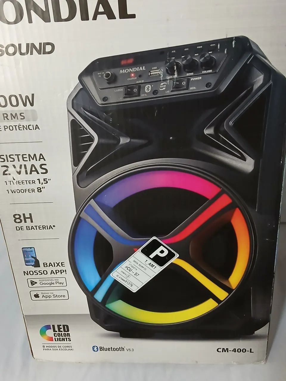 Caixa amplificada Nova 400,00