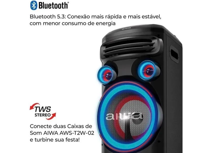 Caixa de som nota fiscal e caixa super conservada  - Foto 2