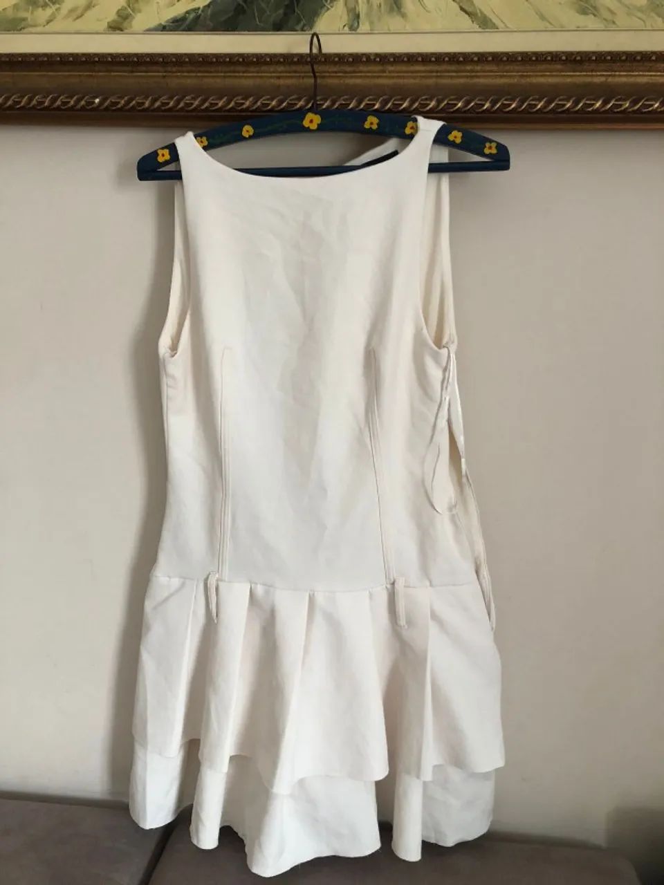 VESTIDO ZARA OFF WHITE